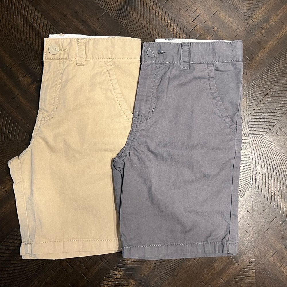 Cat and Jack Boys Flat Front Chino Shorts Set Size 7
